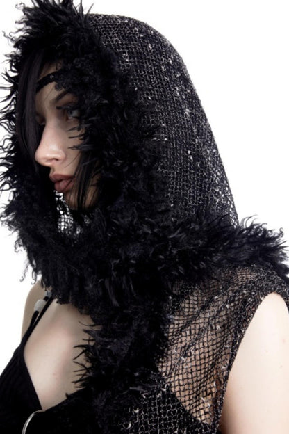 Snow Particles Wool Scarf