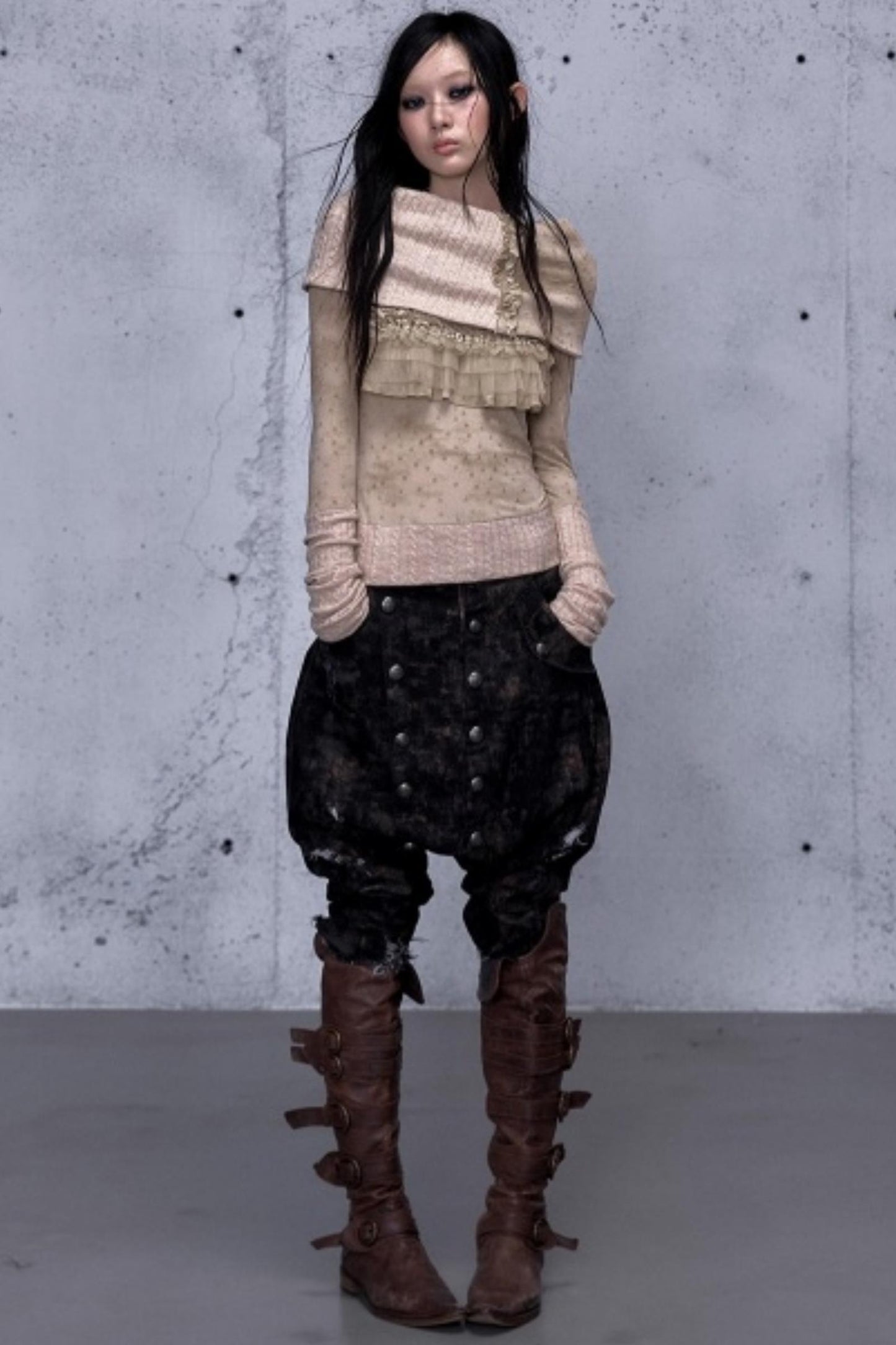 Vintage Retro Wool Knit Sweater