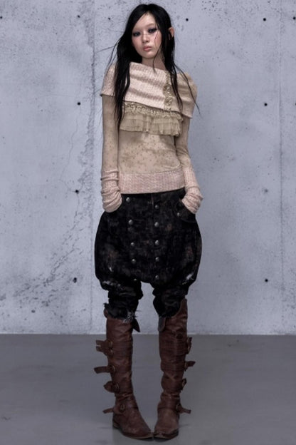 Vintage Retro Wool Knit Sweater