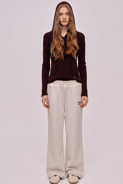 Sheep Wool Silk Hooded Sweater