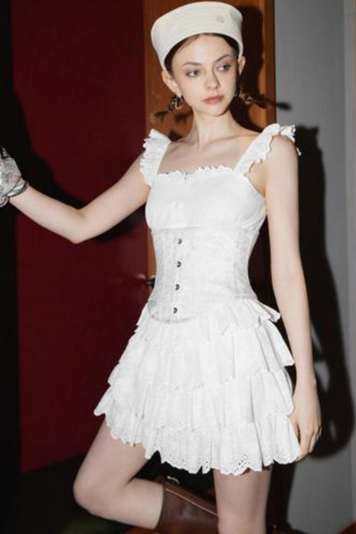 Hyacinth Halter Lace Dress