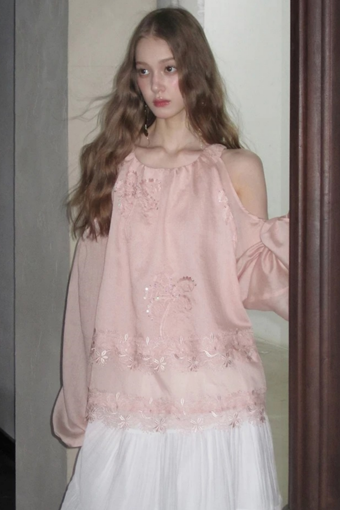 Frida Rose Lace Blouse