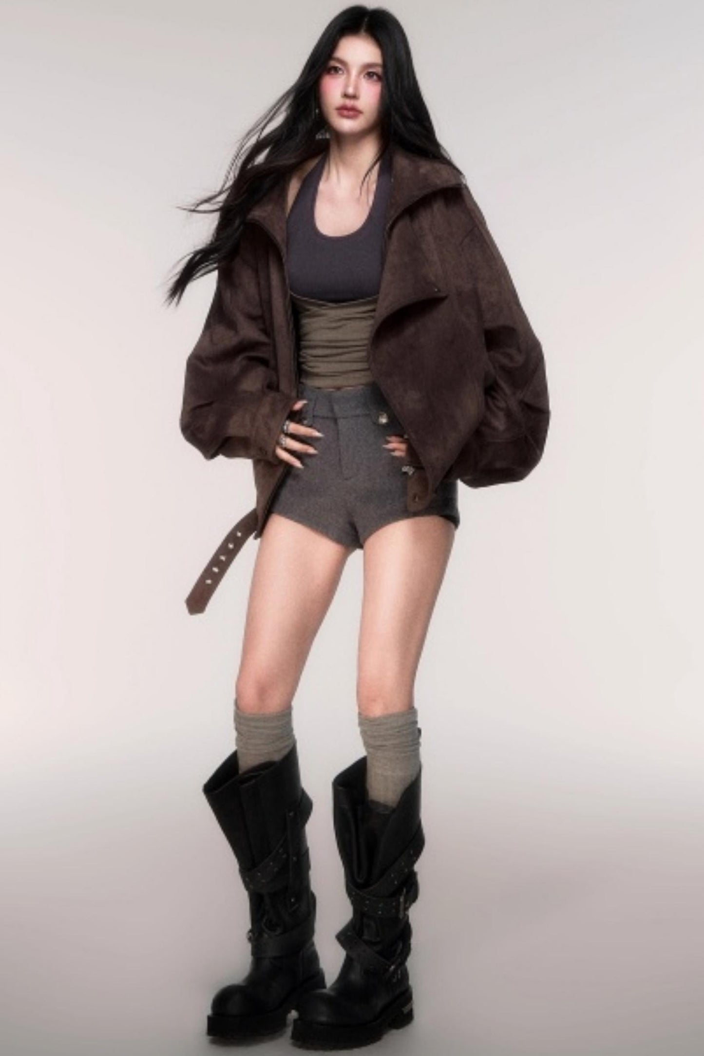 Woolen A-Line Versatile Shorts