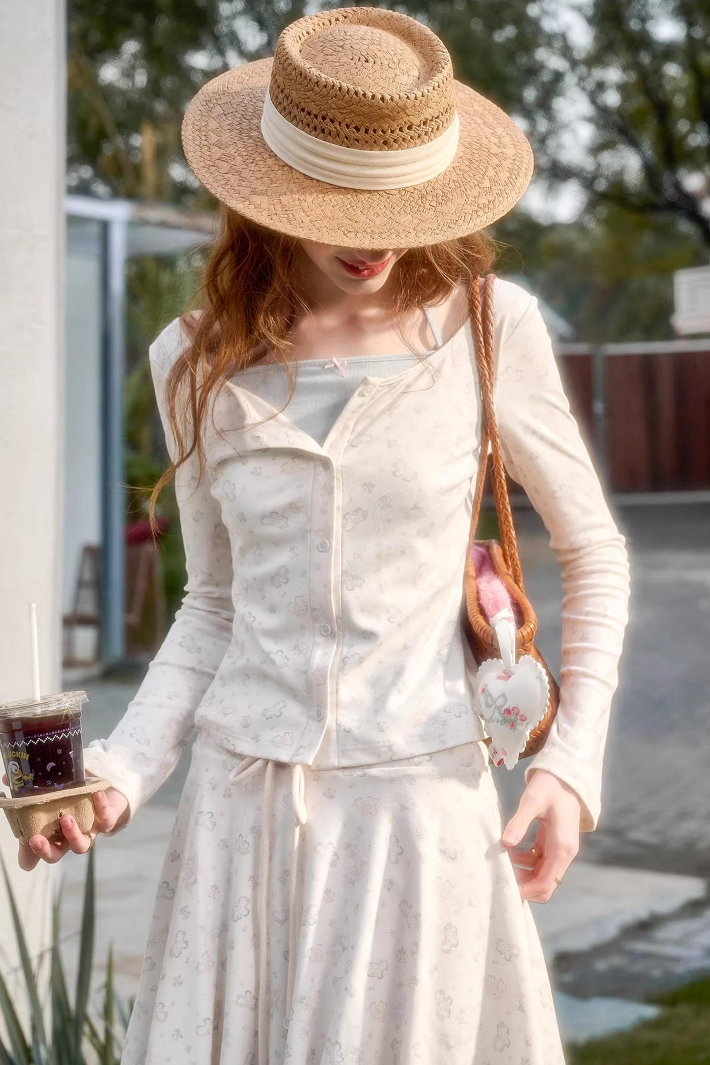 Galaxy Hand-Painted Cardigan Set-Up