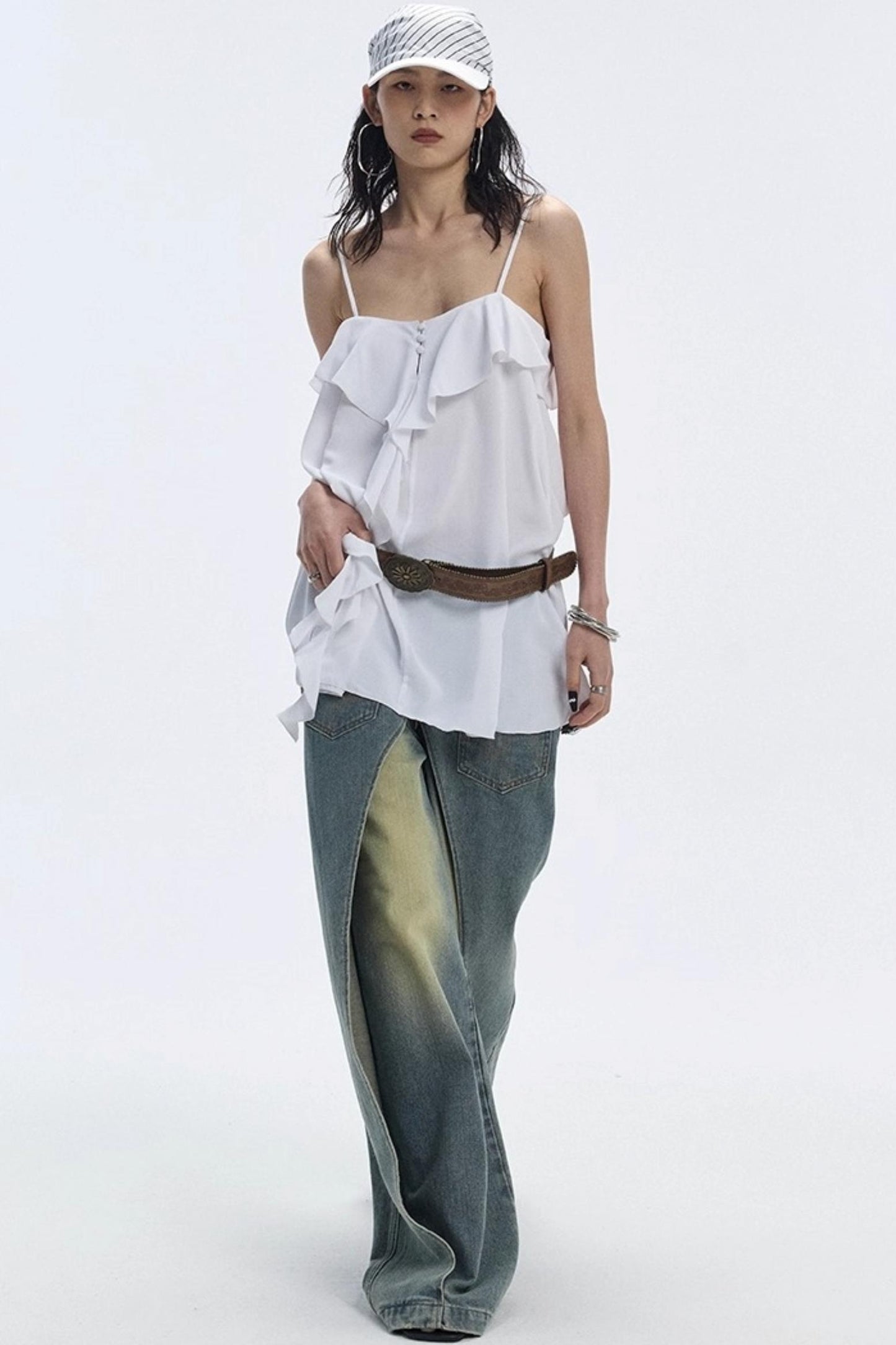 Vintage Blue Wide-Leg Jeans