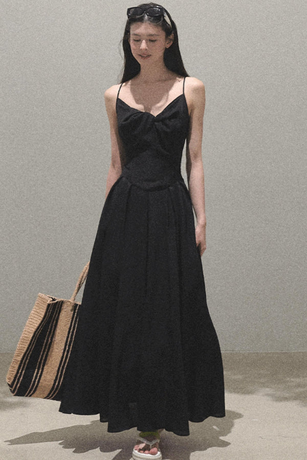 Vintage Ice Linen Camisole Dress