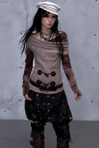 Wasteland Wanderer Knitted Top