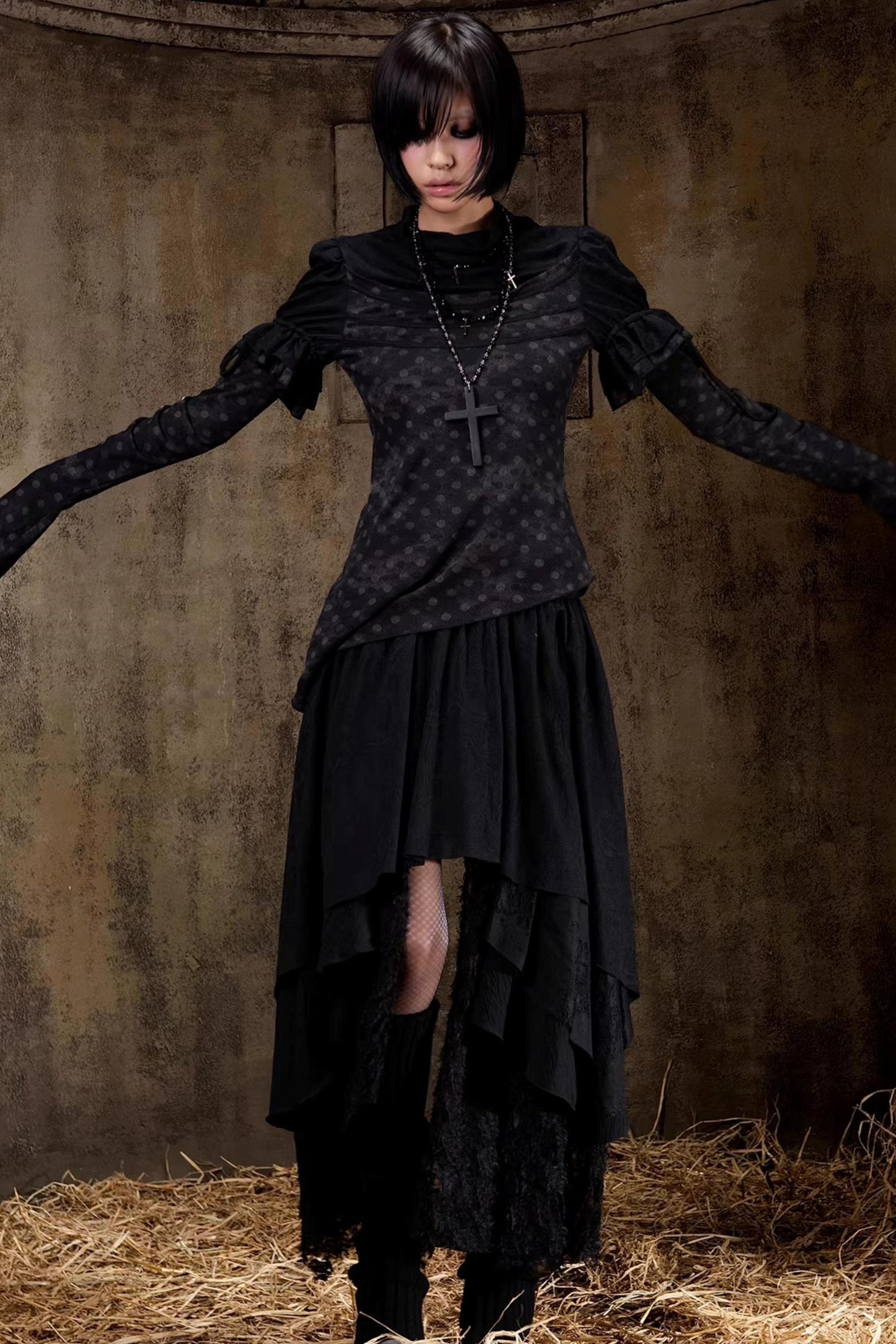 Court-Style Knit Top