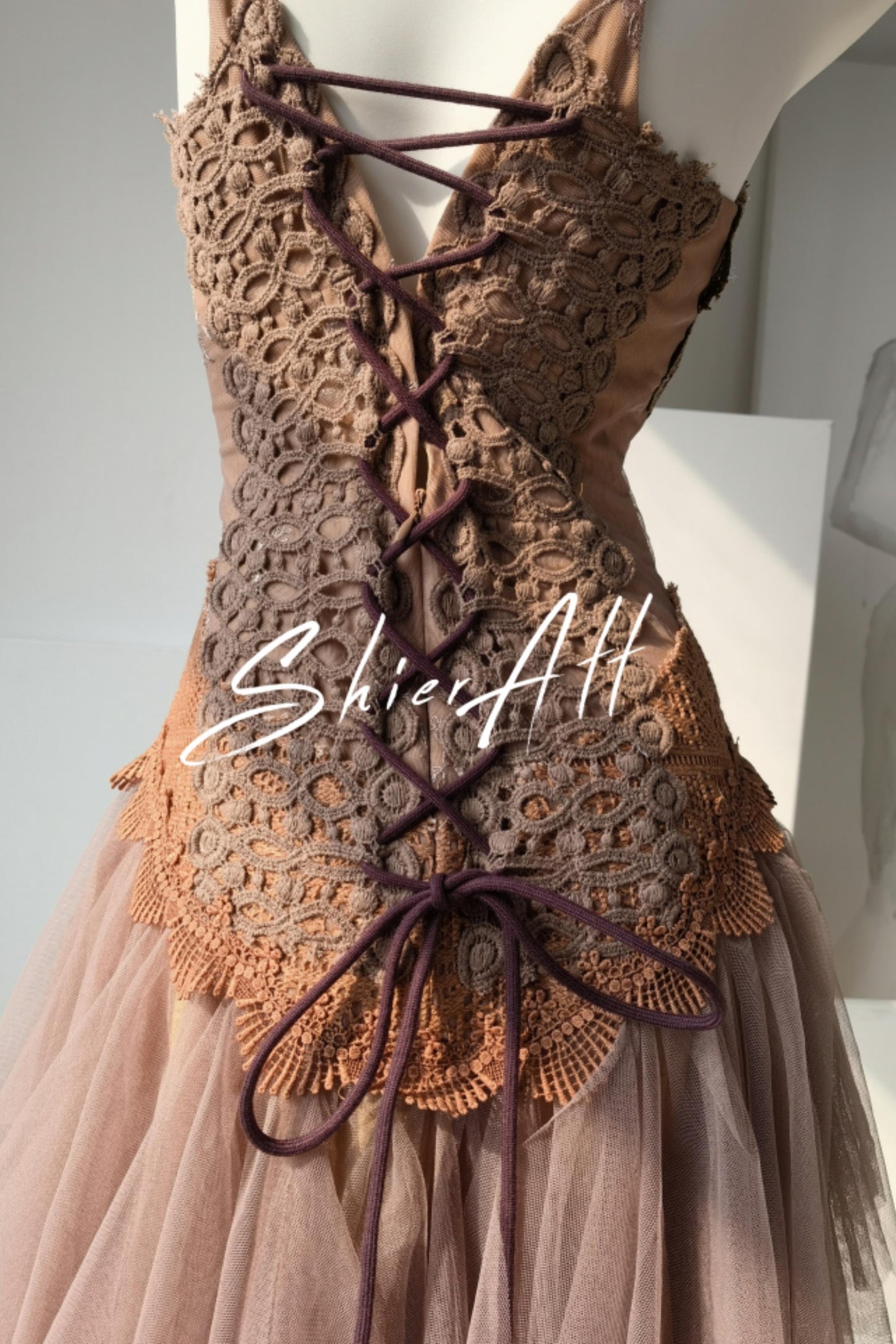 Vintage Elf Embroidered Dress