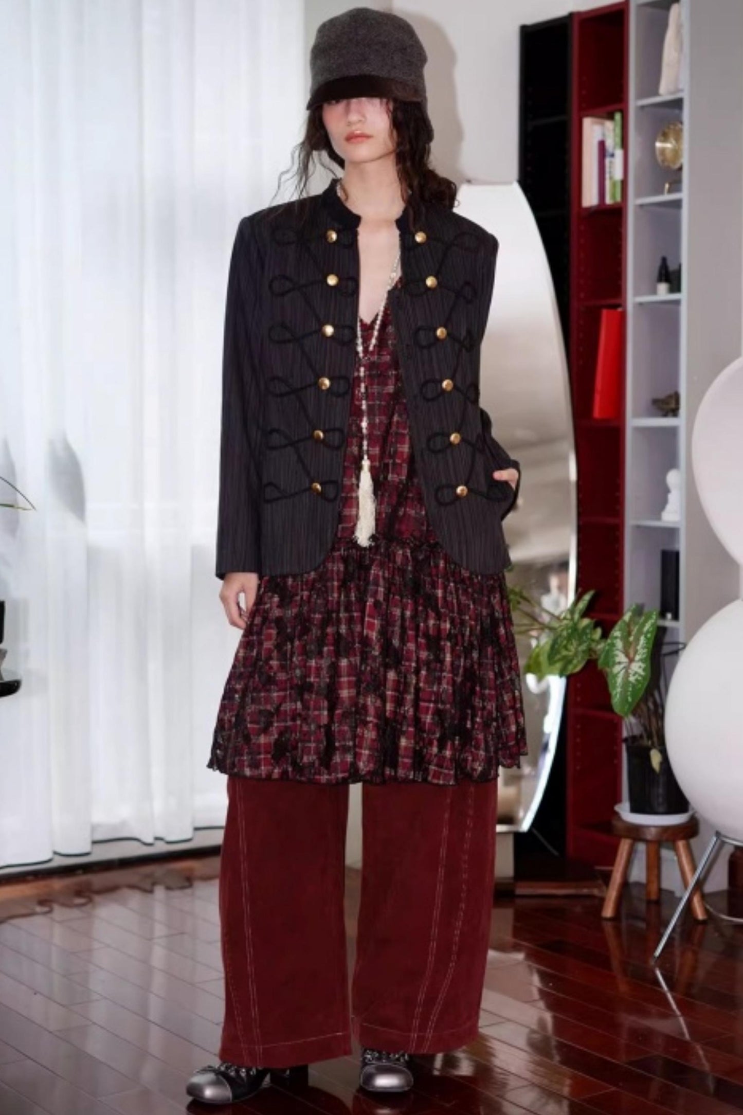 Vintage Suede Sleeveless Dress