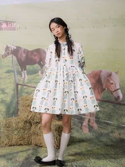 Bread Collar Dress