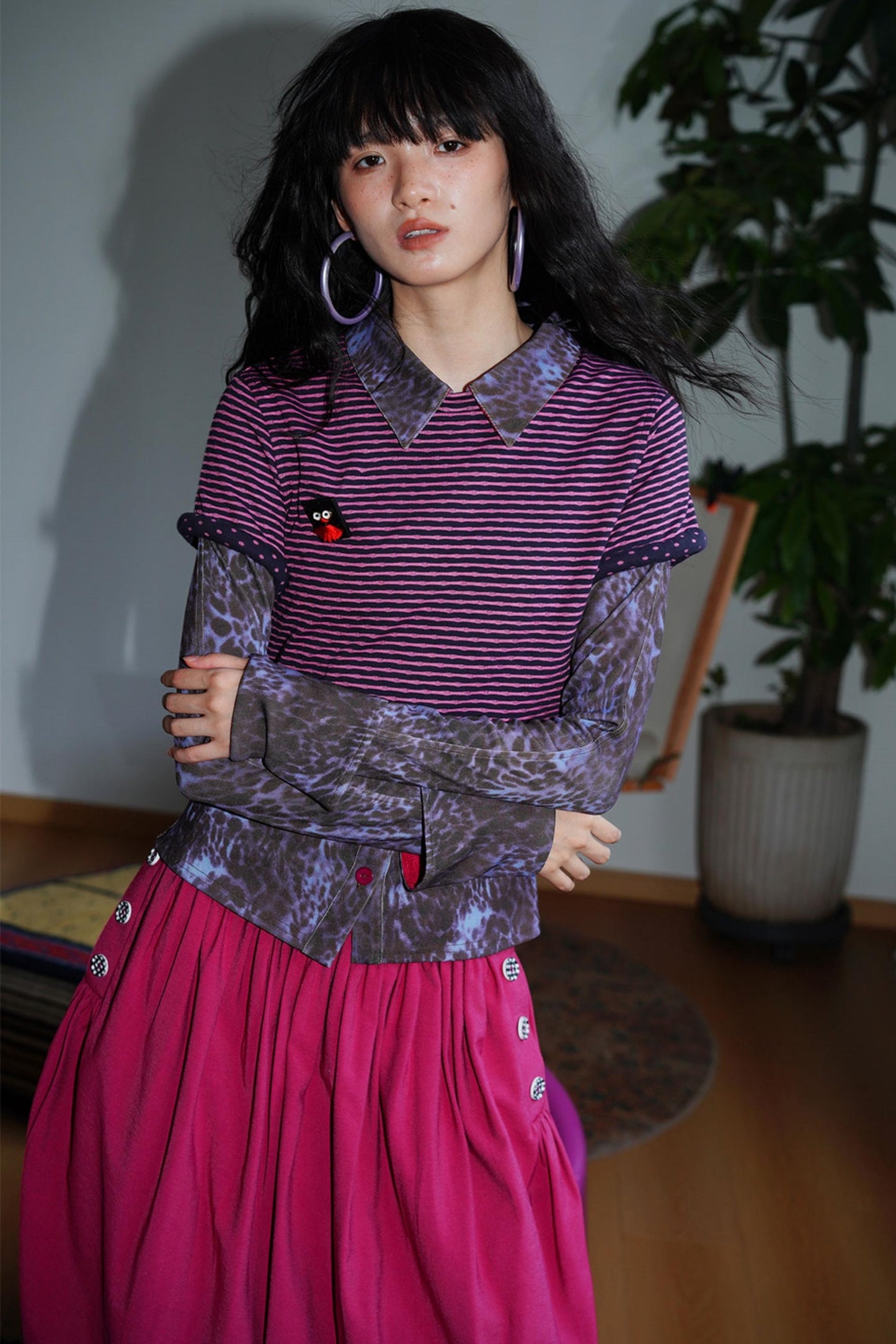 Autumn Leopard Knit Top