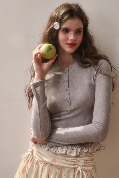 Milky Way Cotton Lace Top