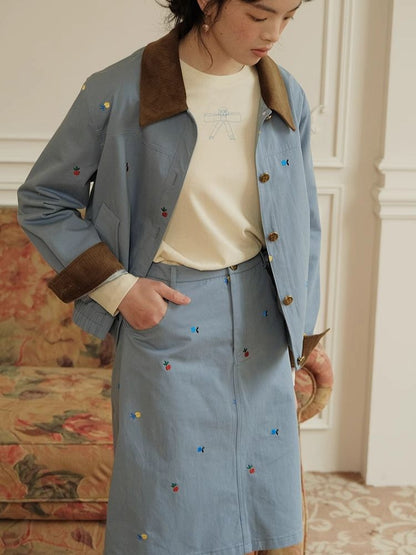 Long-staple Cotton Jacket Coat