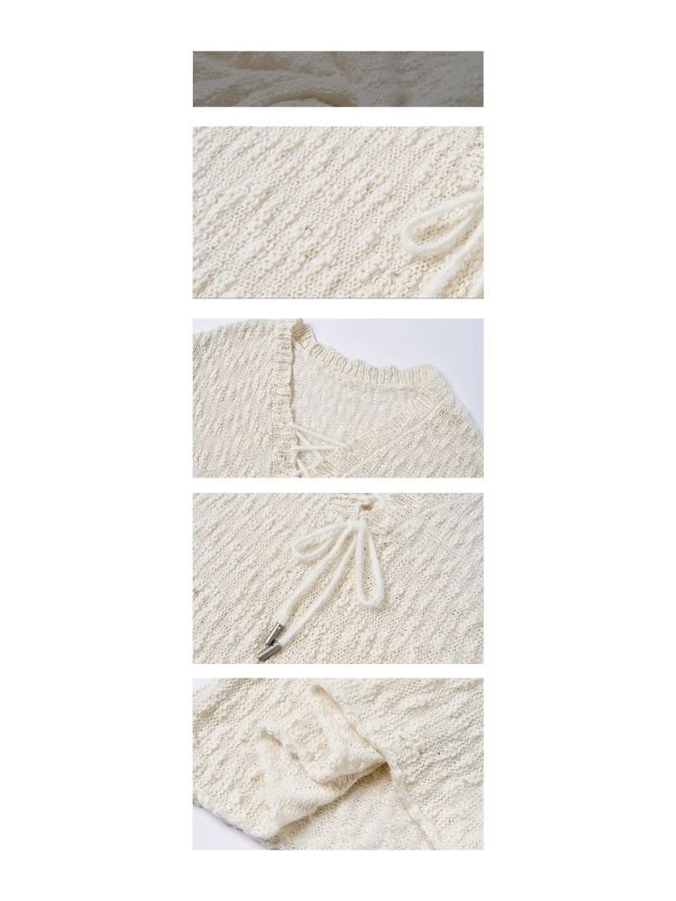 Slouchy Style Loose Knit Cowl Top