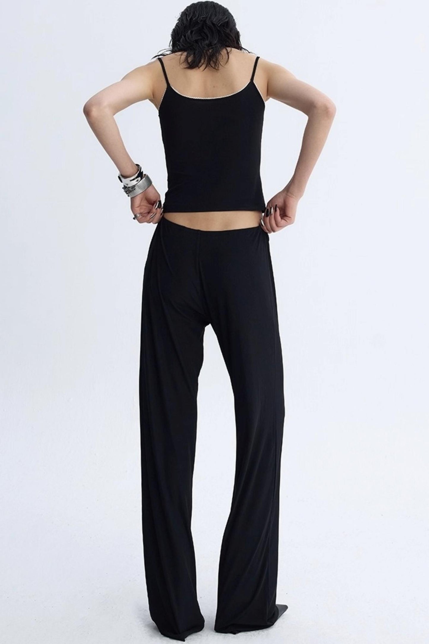 Cool Lace Bow Three-Piece Set-Up