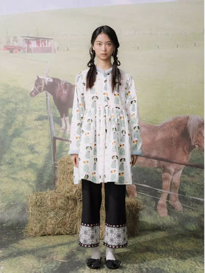 Bread Collar Dress