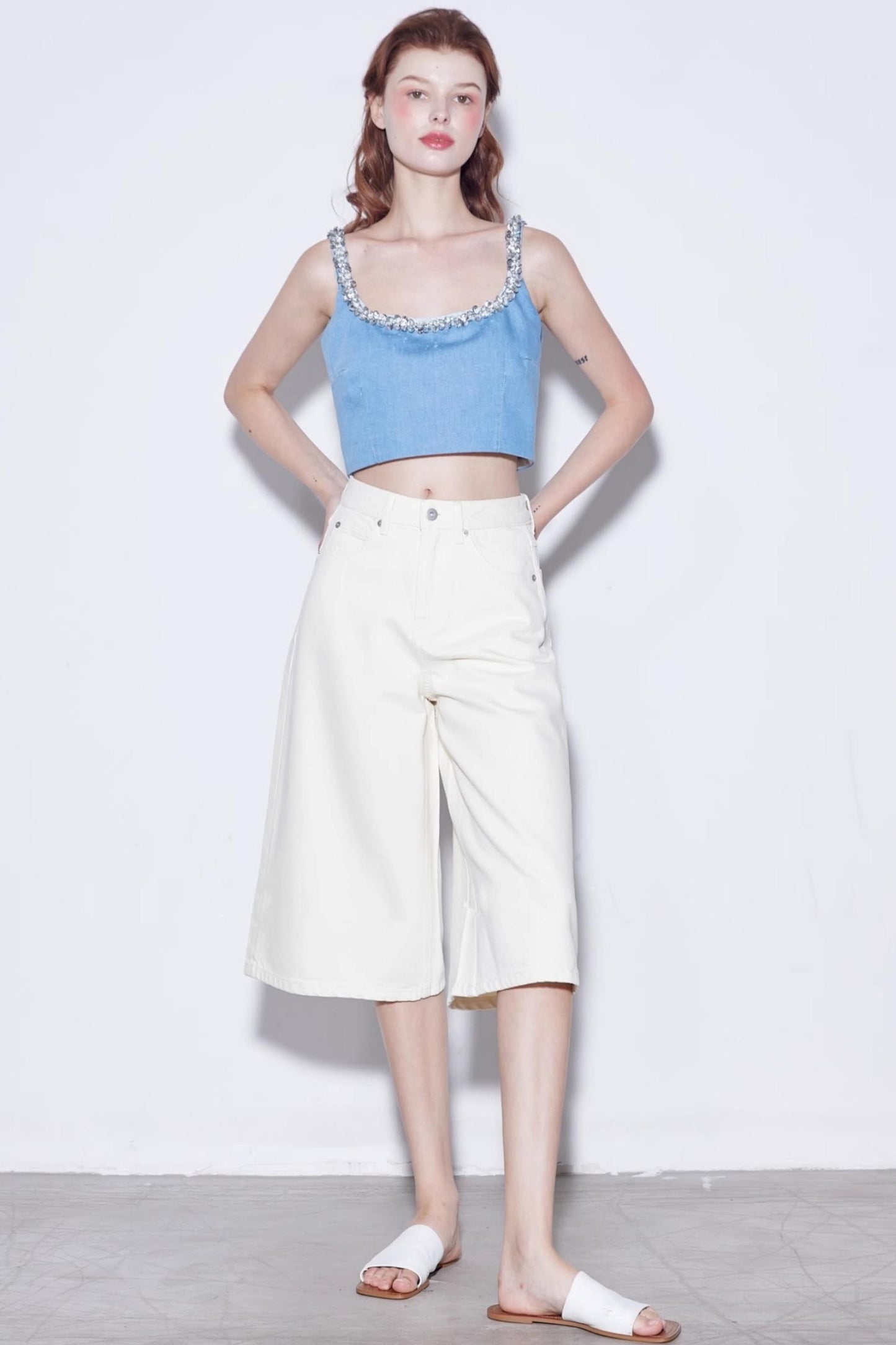 Luxury Denim Undershirt