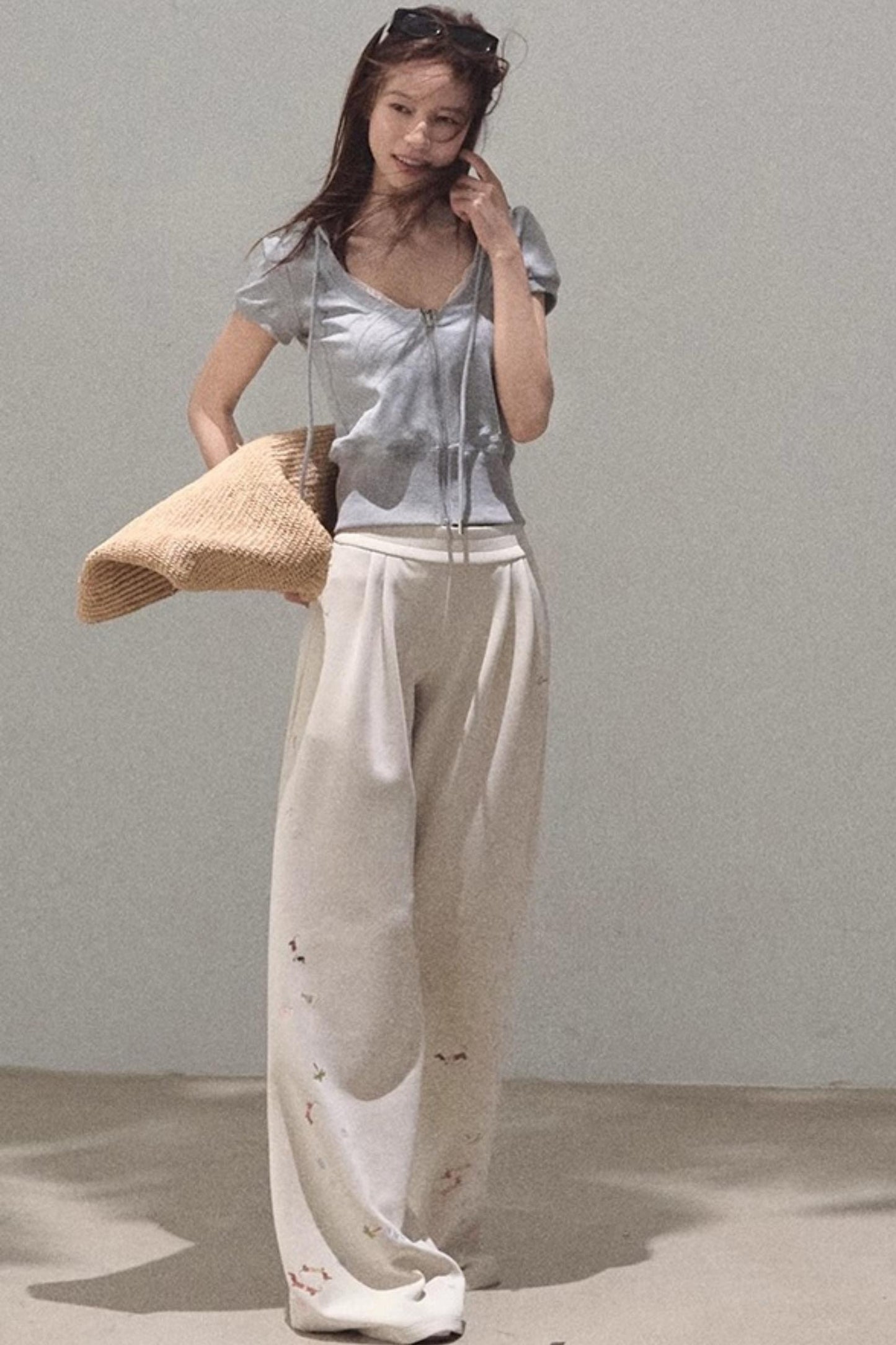 Flexi Wide-Leg Sweatpants