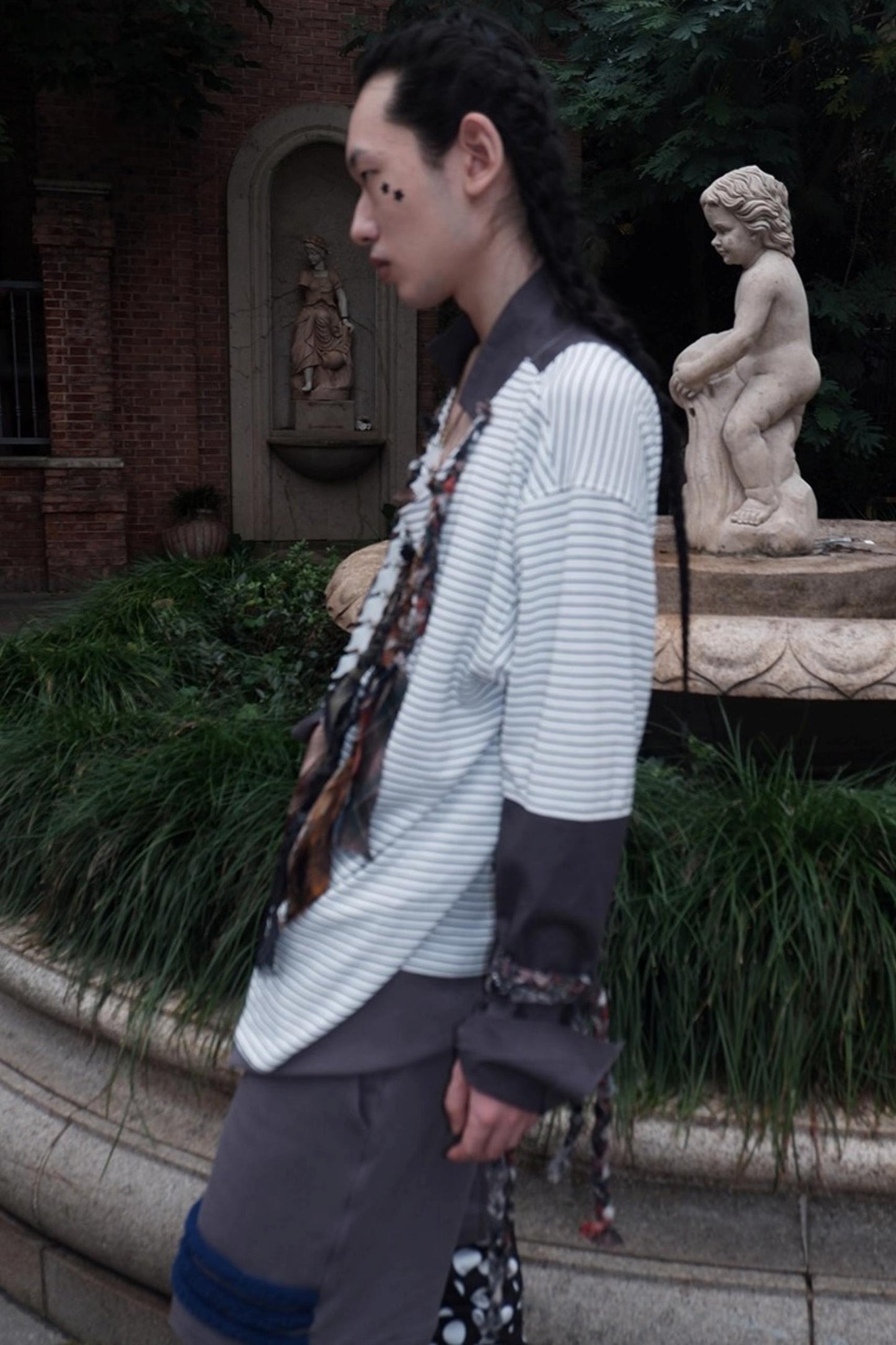 Multi-Tie Loose Long Sleeves Top