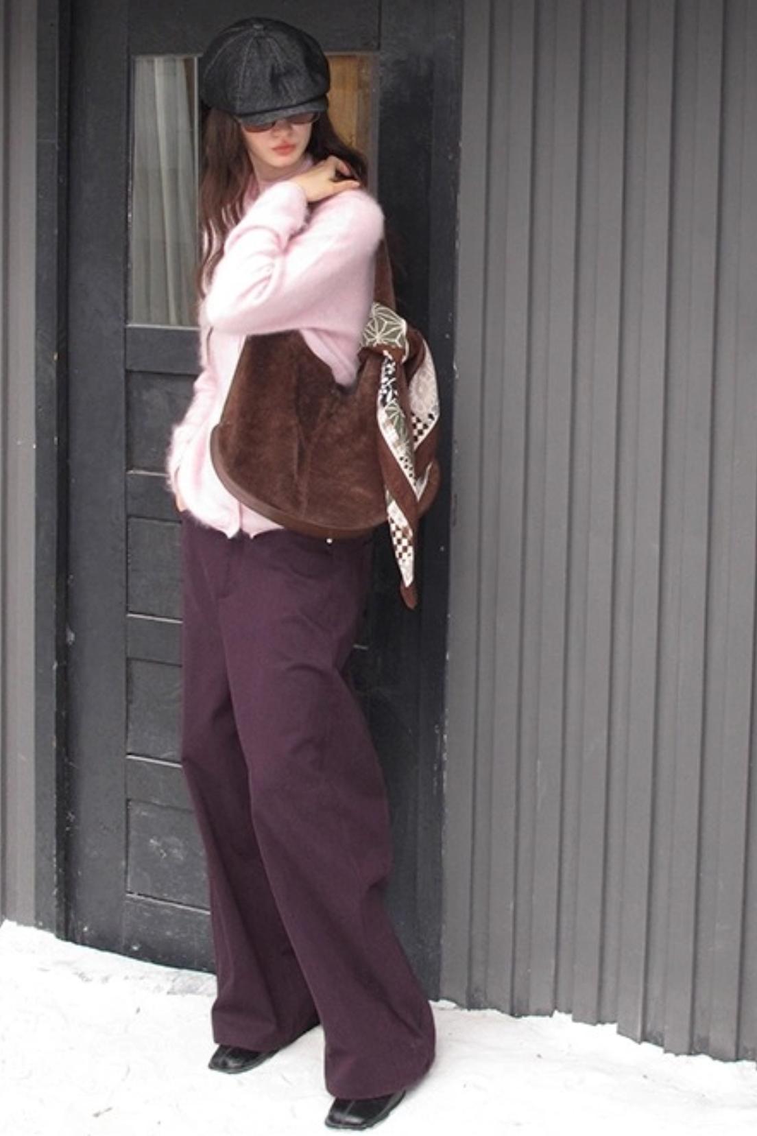 Elf White Wool Cashmere Cardigan Set-Up