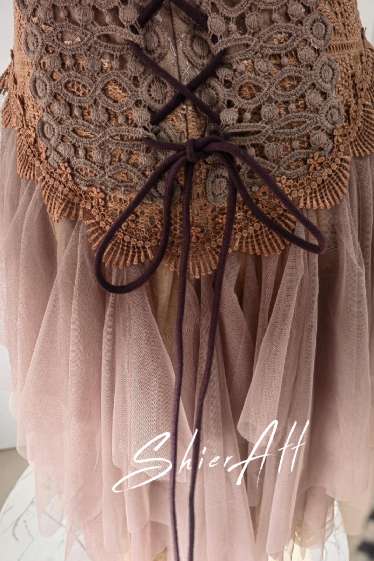 Vintage Elf Embroidered Dress