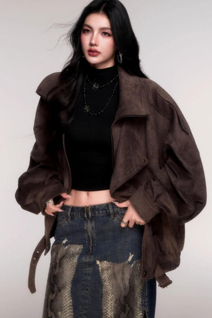 High Stretch Semi-Turtleneck Top