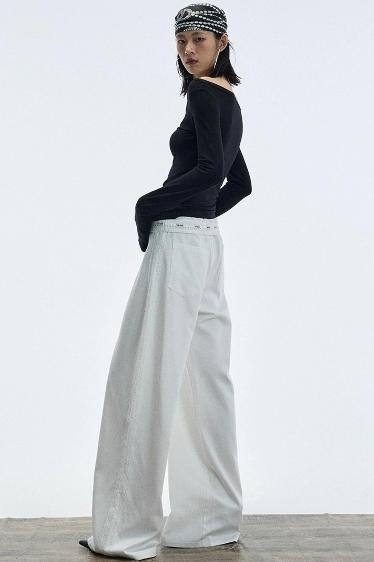 Patchwork Lace Swing Top