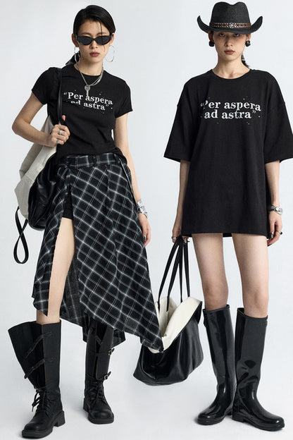 Mottled Chic Slouchy Tee