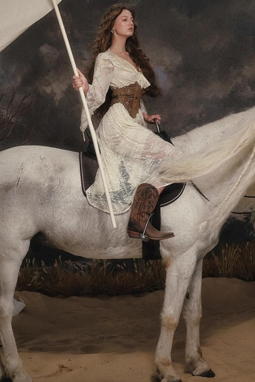 Princess Charming Lace Dress Set-Up