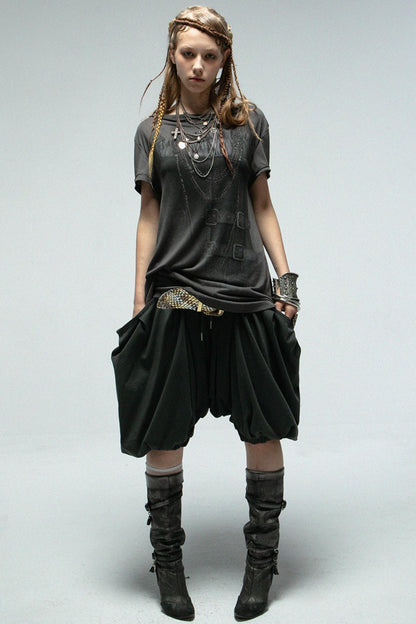 Short Sleeve Button Tee