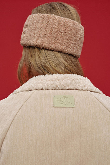 Letter Jacquard Wool Headband