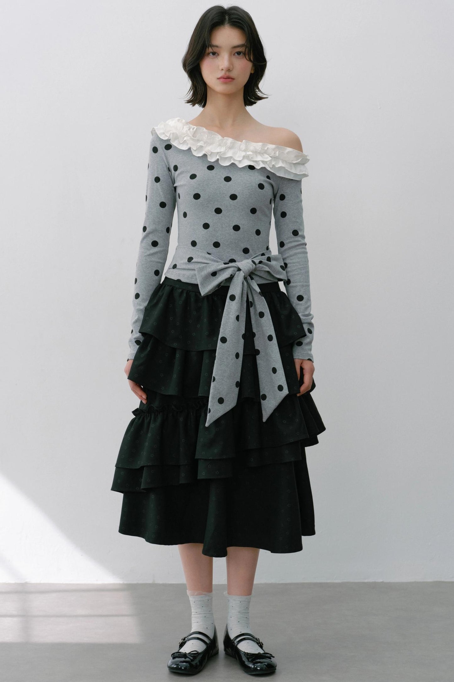 Vintage Flower Puffy Skirt