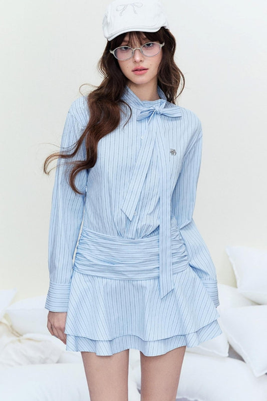 Spring Lace-Up Dress