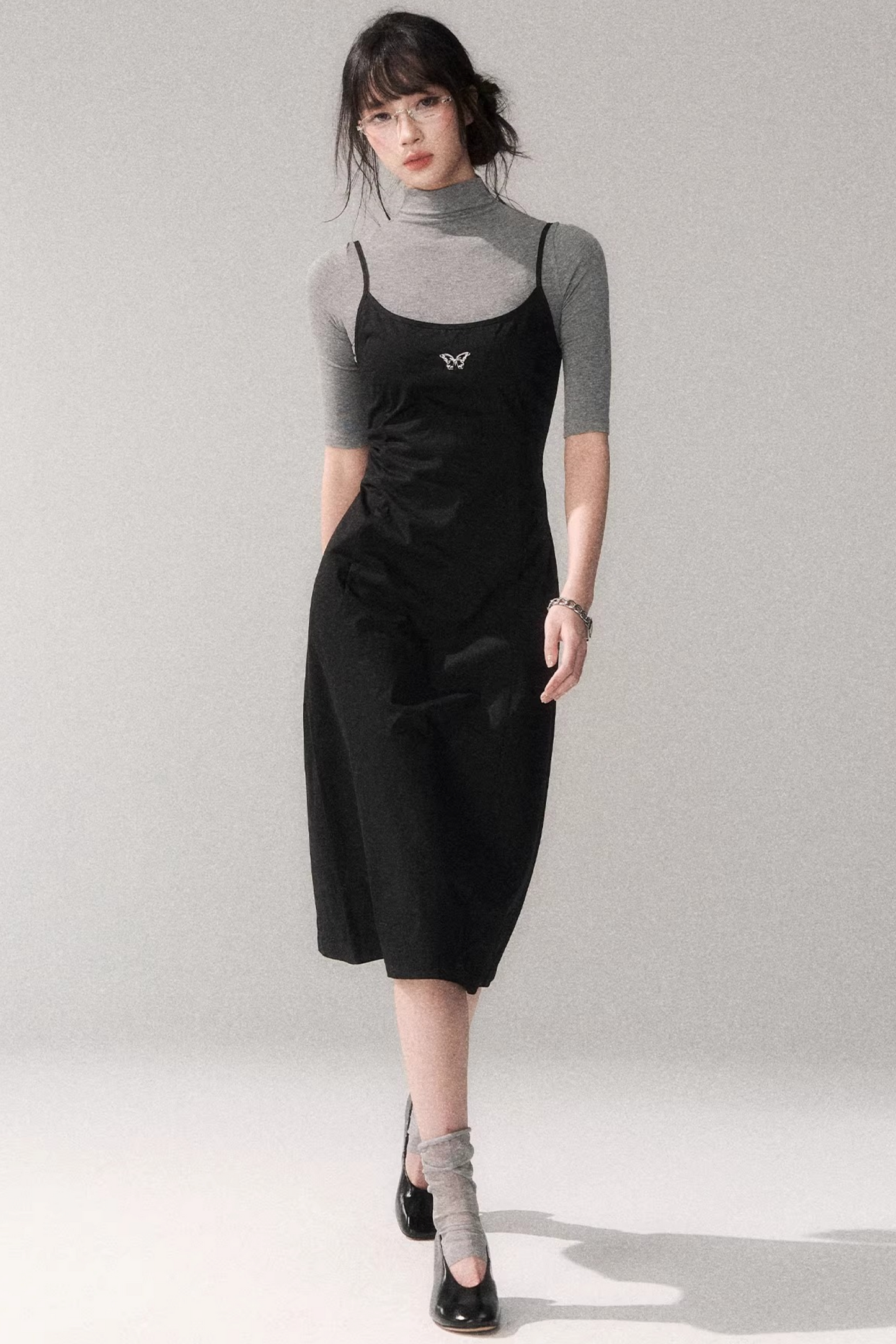 Retro Pure Cotton A-Line Dress