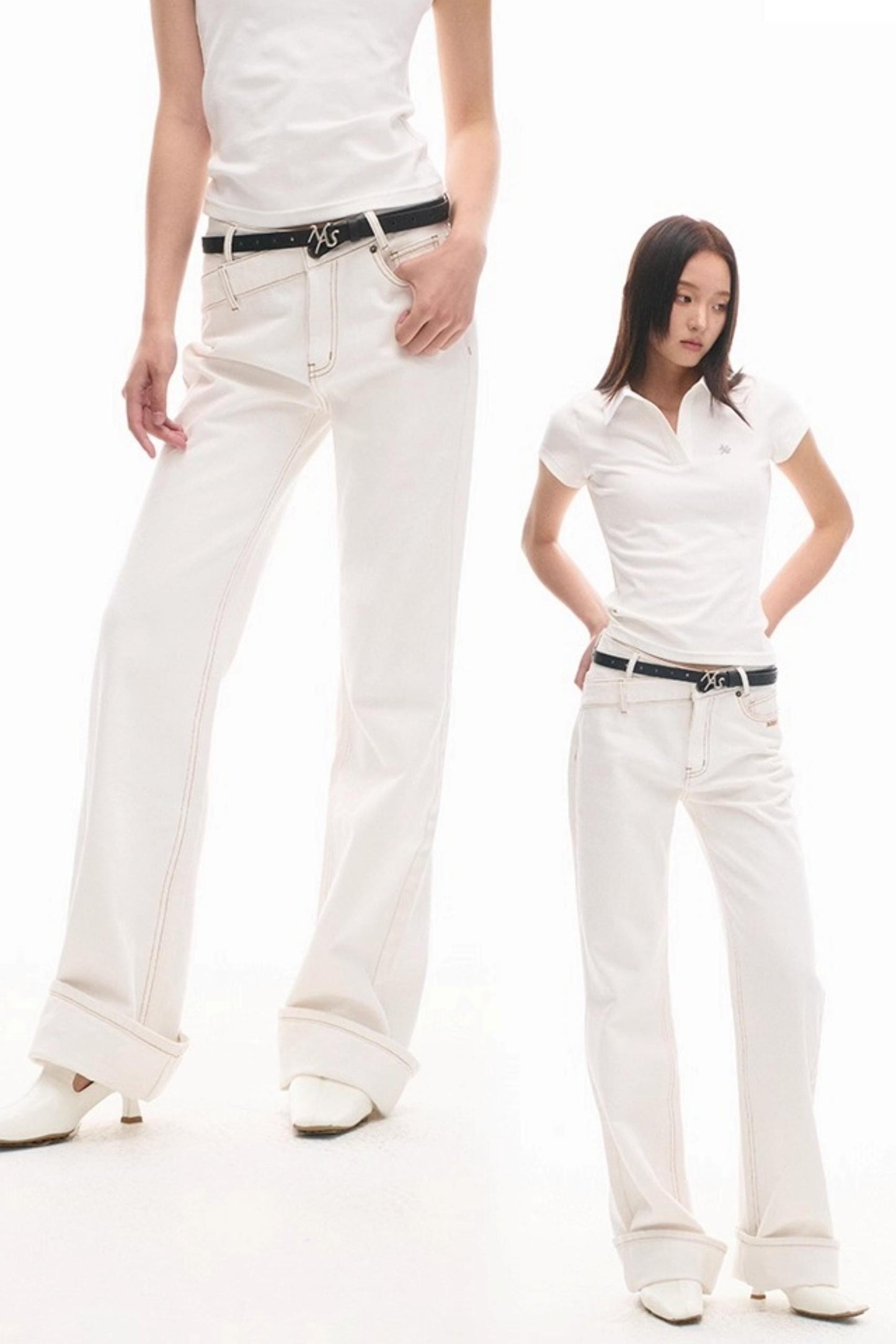 High-Line Logo Leather Belt