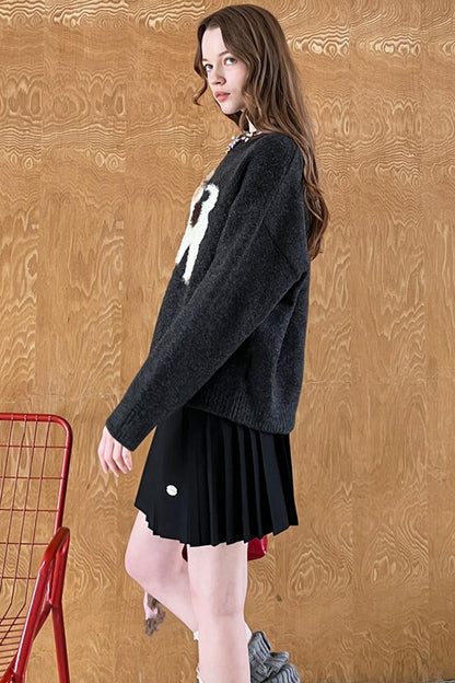 Plush Puppy Jacquard Puppy Top