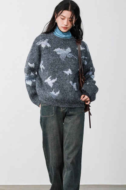 Haze Blue Two-Piece Sweater