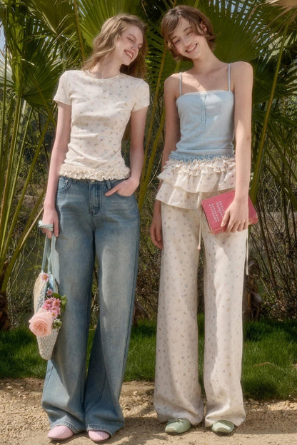 Little Rabbit Wide-Leg Pants