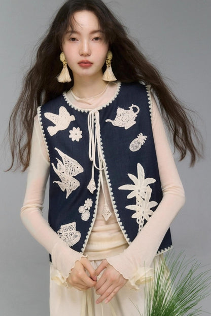 Original Island Rose Tencel Knit Top