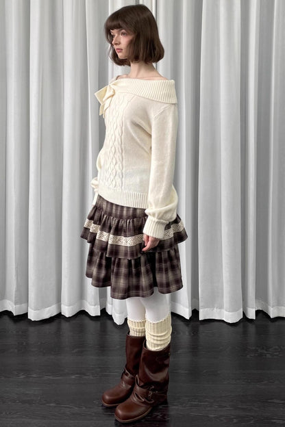 Versatile Lazy Sense Cable Sweater