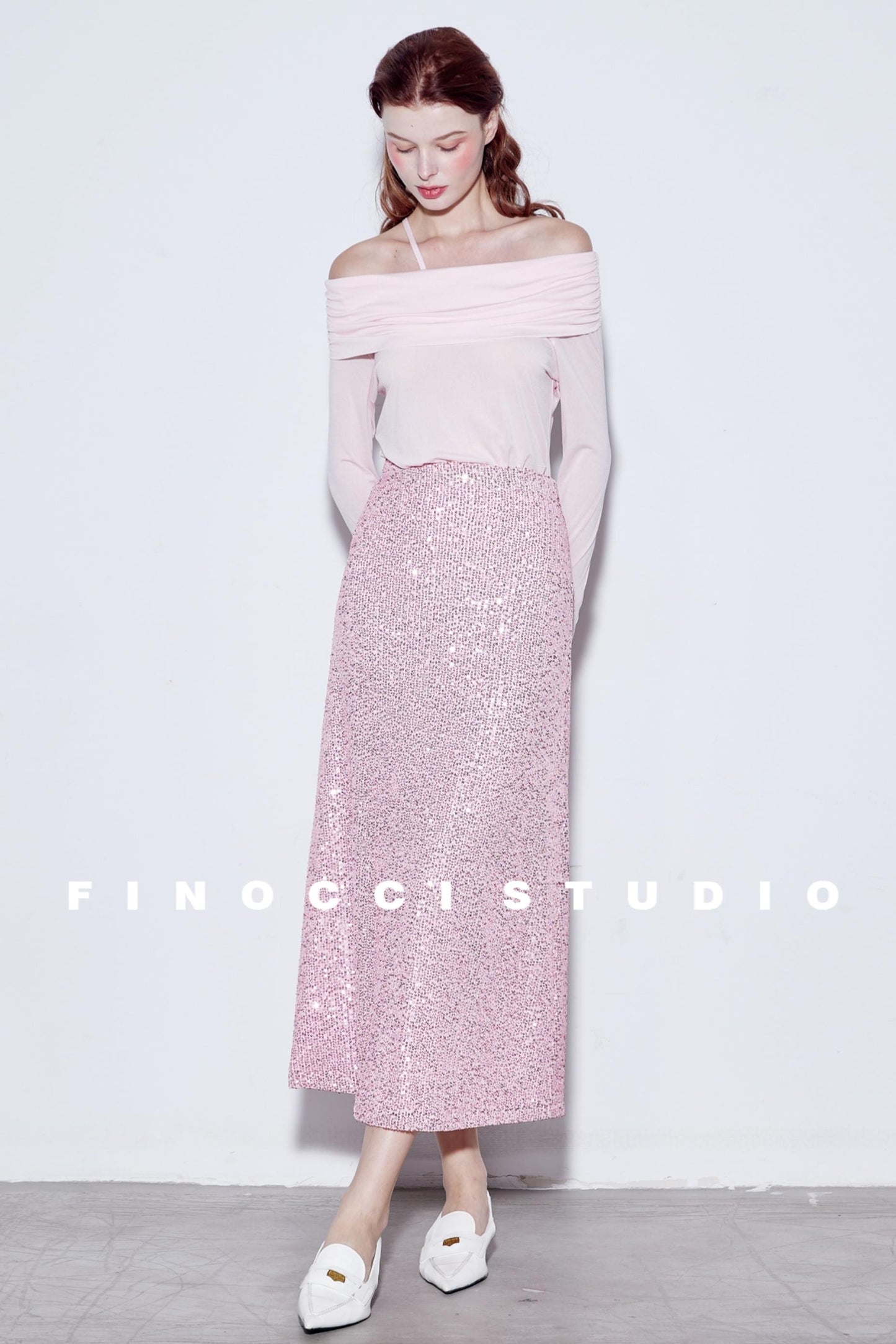Blooming Pink Sparkle Skirt