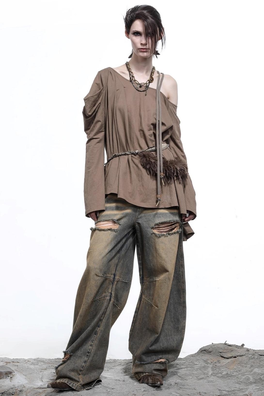 One World Contemplation Long-sleeved T-shirt