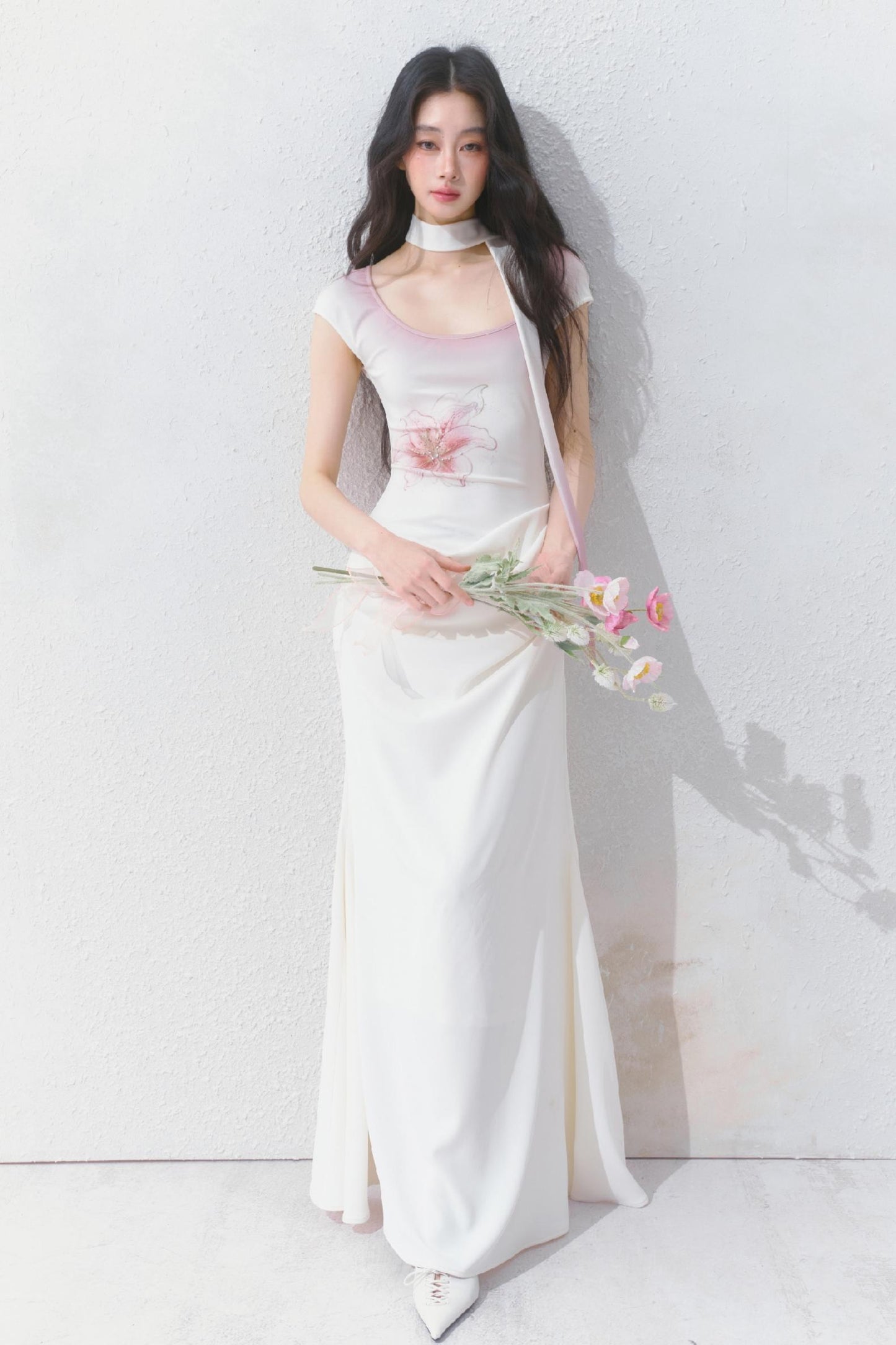 Elegance Tantalum Print Dress