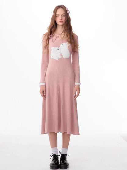 Knit Long Sleeve Bottom Dress