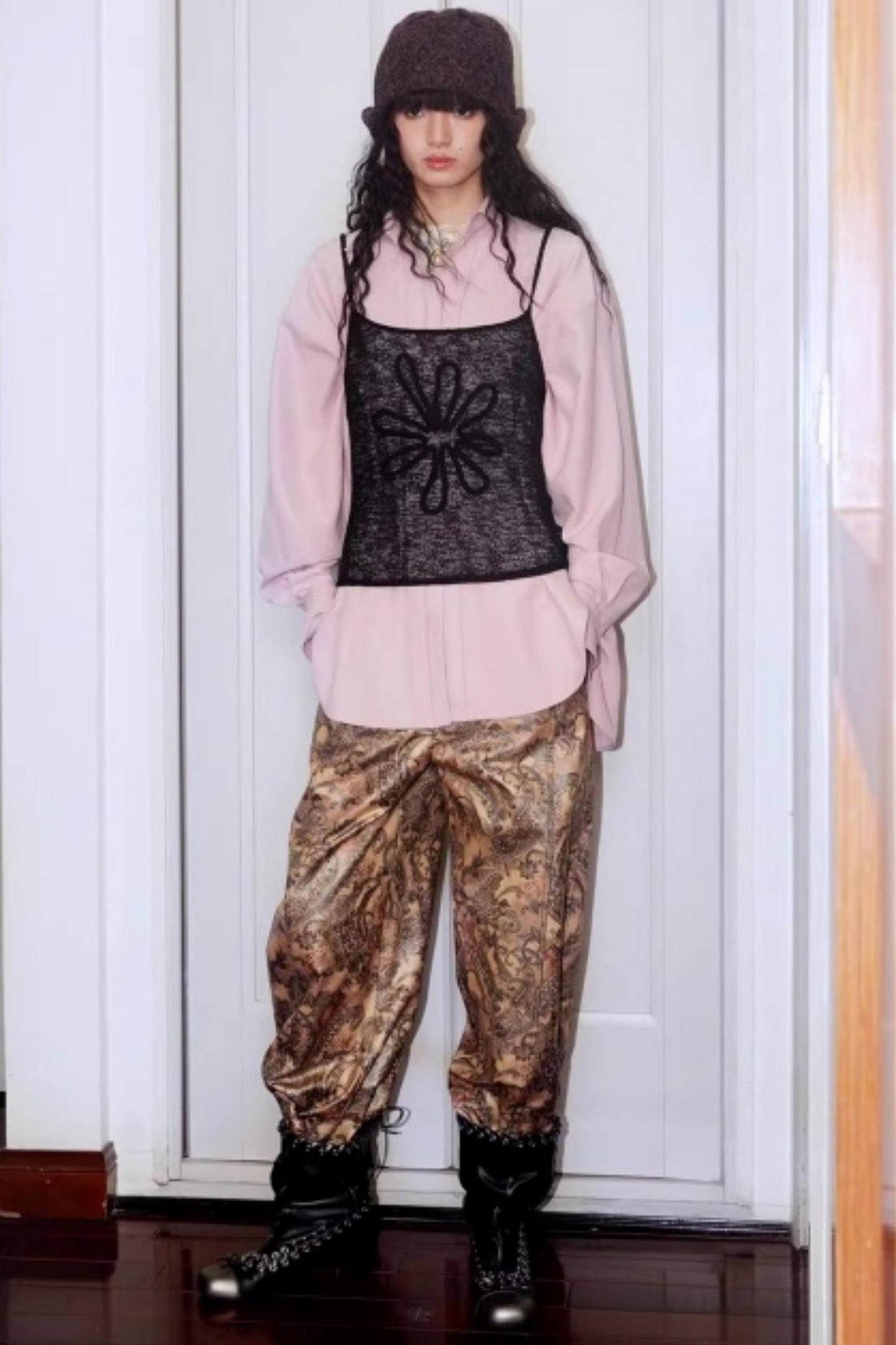 Vintage Brushed Loose Casual Top Shirt