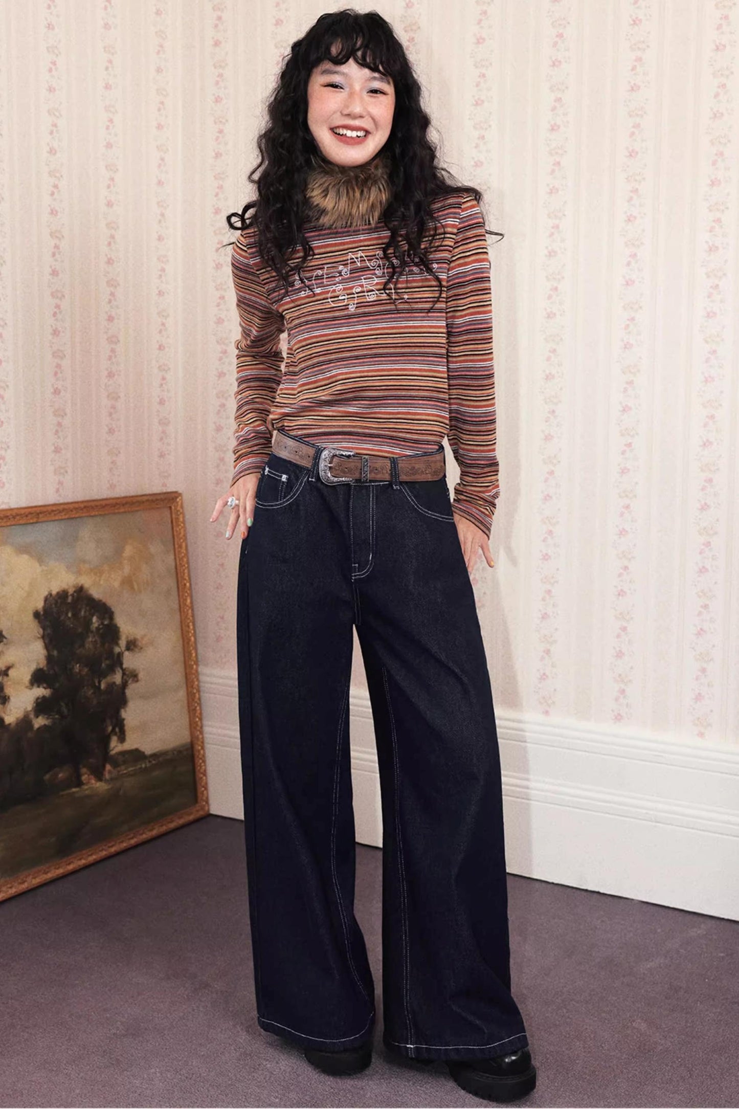 Original Vintage Wide Denim Pants