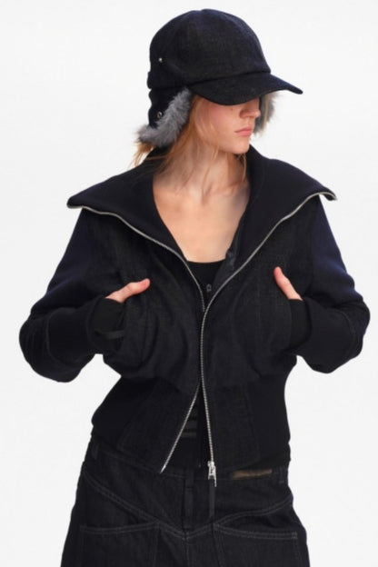 Furry Baseball Cap with Ear Protection