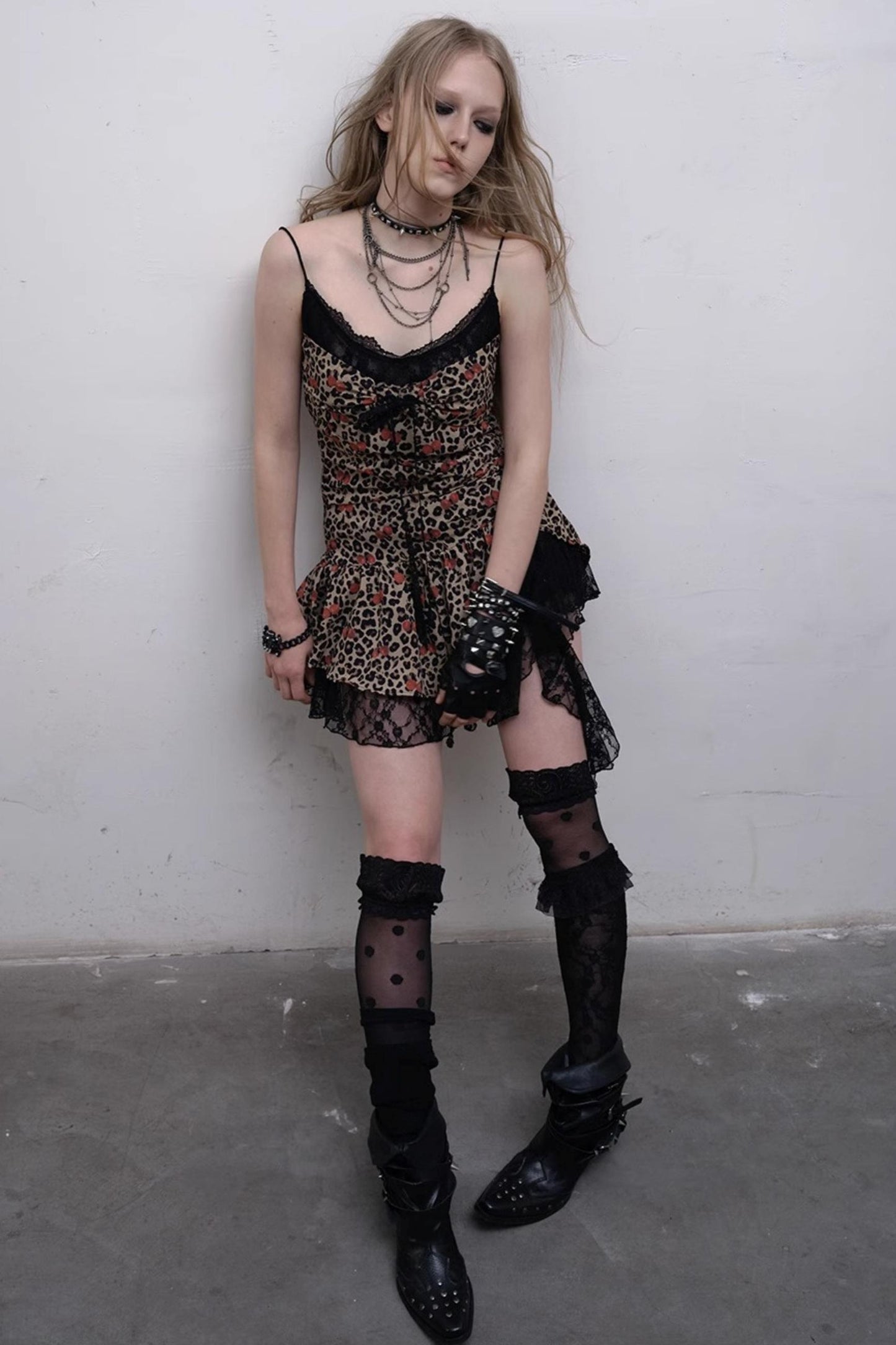 Heart Lace Camisole Dress