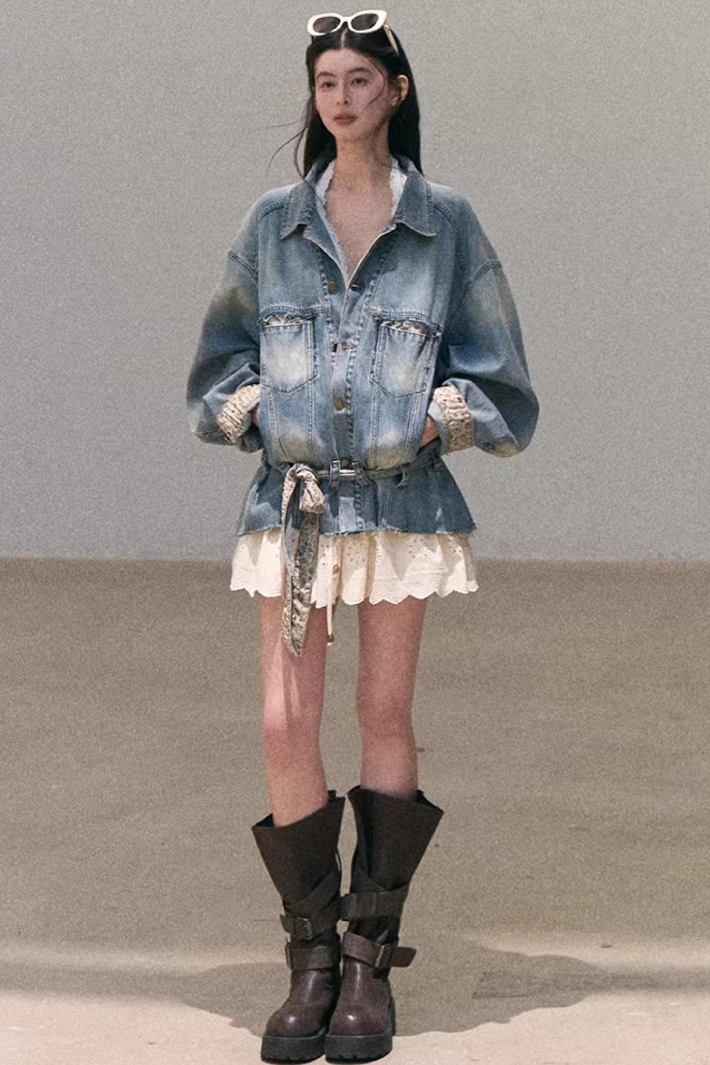 Lace-Trimmed Halter Neck Camisole